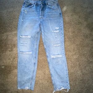 Women’s Distressed High Waisted Jeans